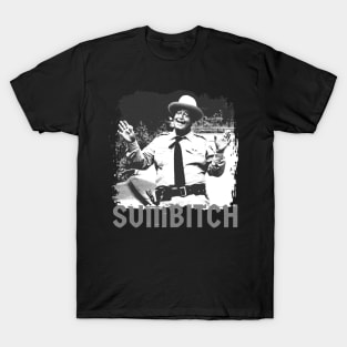 sumbitch - black and white T-Shirt